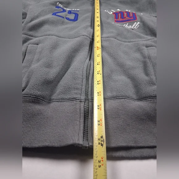 NFL Team Apparel Giants Fleece Sweater Size Small - Picture 10 of 12